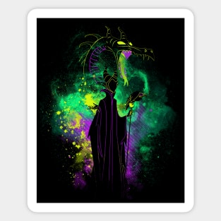 Maleficent Art Sticker